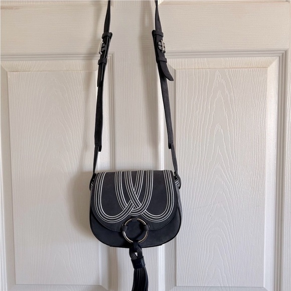 Tory Burch suede Crossbody Bag Purse - Picture 4 of 7